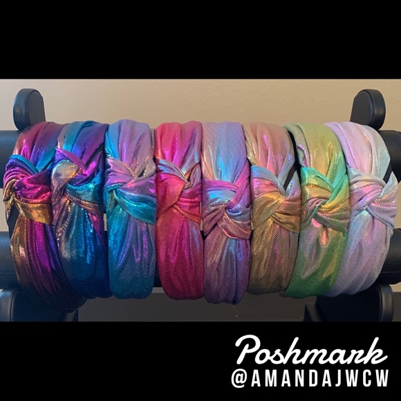 Other - 4 for $34 - Mermaid Metallic Rainbow Headbands